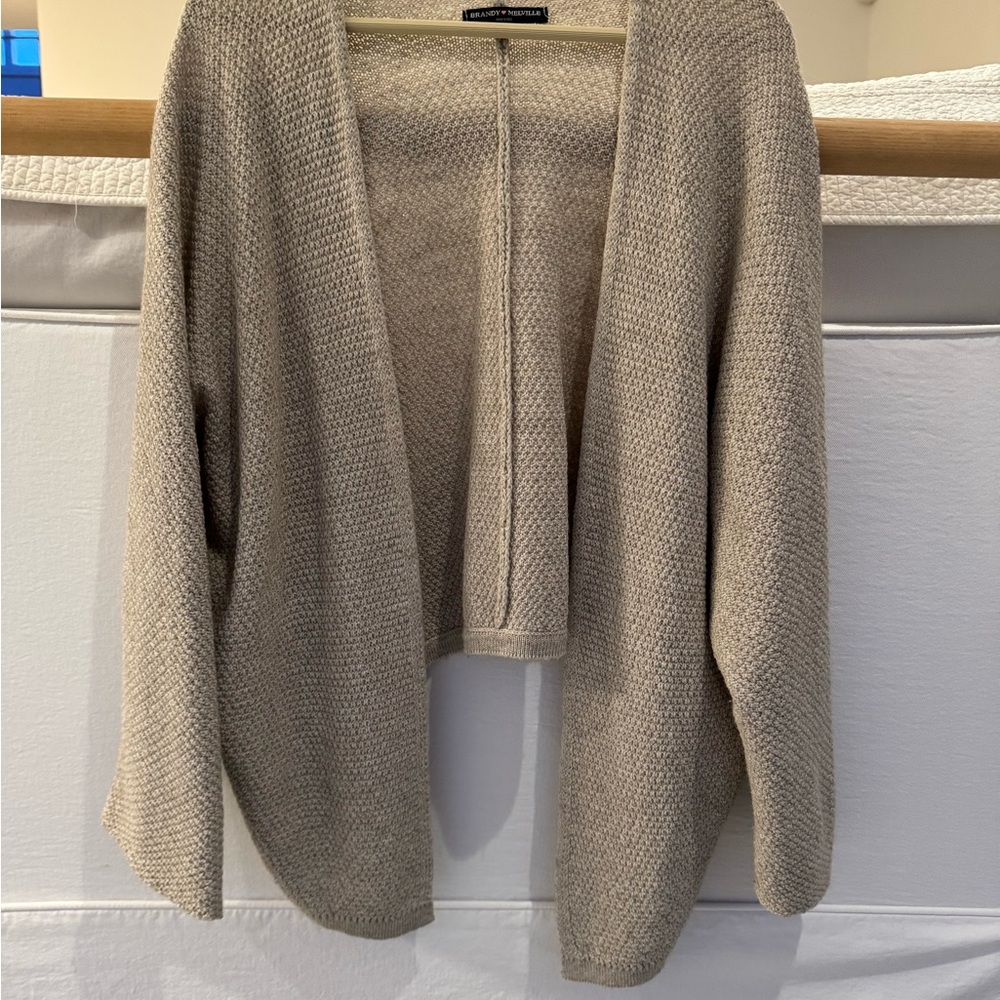 Brandy Melville Light Gray Cardigan
